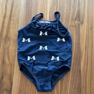 Juicy Couture Dark Blue Kids One Piece with Cute Dog Pattern